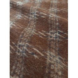 Checked Fabric - Brown/Beige