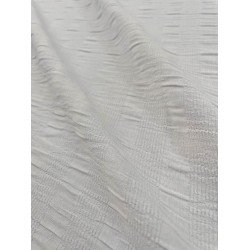 Blouse Fabric - White Structured
