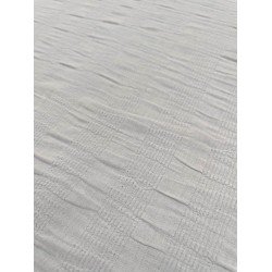 Blouse Fabric - White Structured