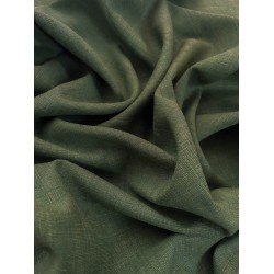 Linen Fabric - Dark Green