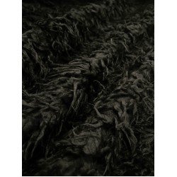 Fake Fur Fabric - Black