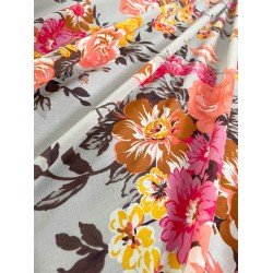 Printed Cotton Fabric - Flowers
