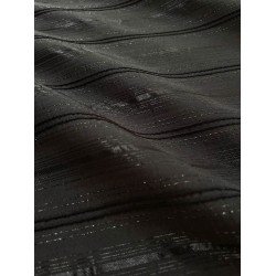 Blouse Fabric - Black Striped